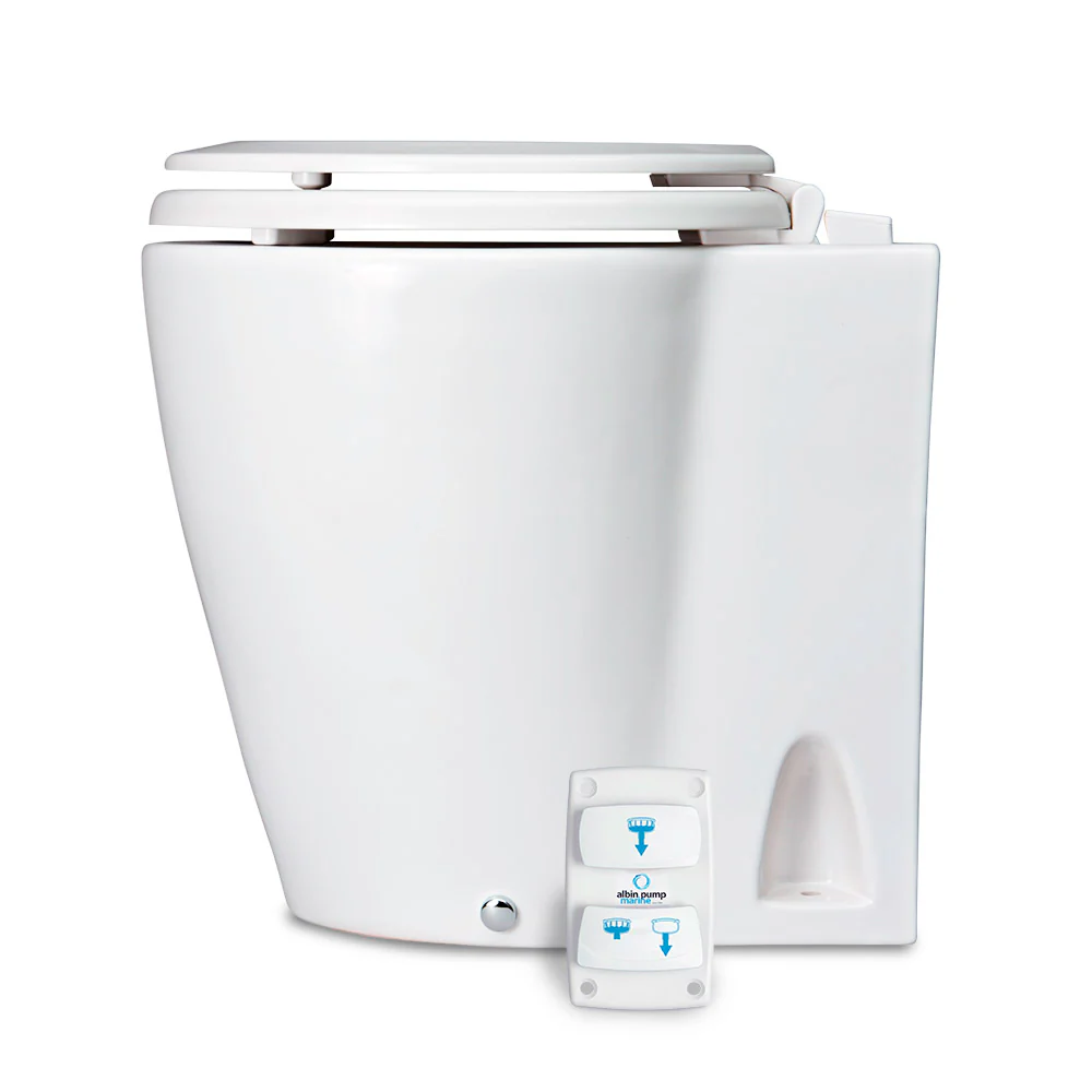 Albin Group Marine Design Marine Toilet Silent Electric - 12V [07-03-045] - Image 2