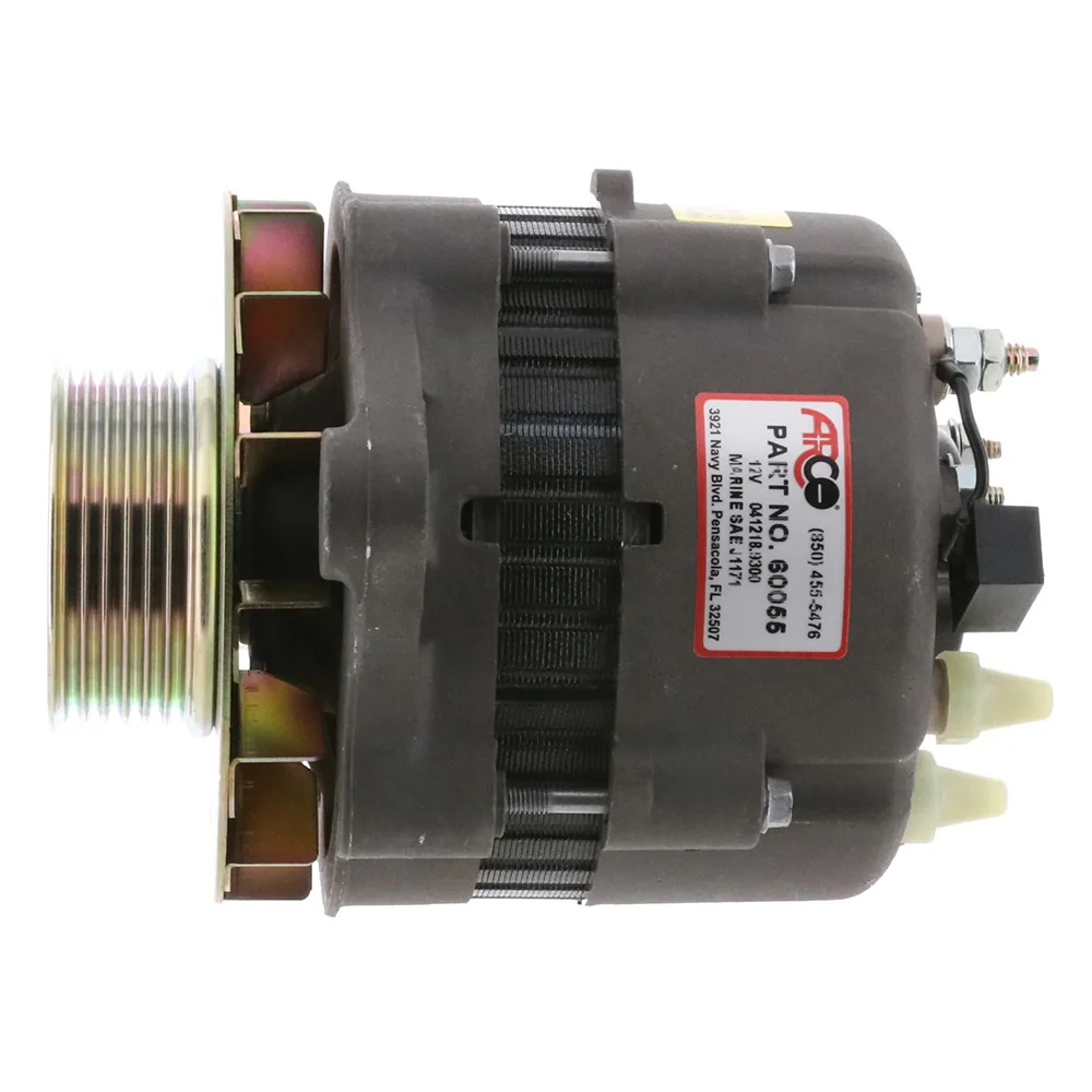 ARCO Marine Premium Replacement Alternator w/Multi-Groove Pulley - 12V 55A [60055] - Image 2
