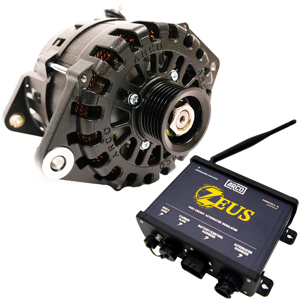ARCO Zeus A225S 3.15 Alternator w/Isolated Ground, Terminal Block  Zeus High-Energy Alternator Regulator [4011-AZ1000]