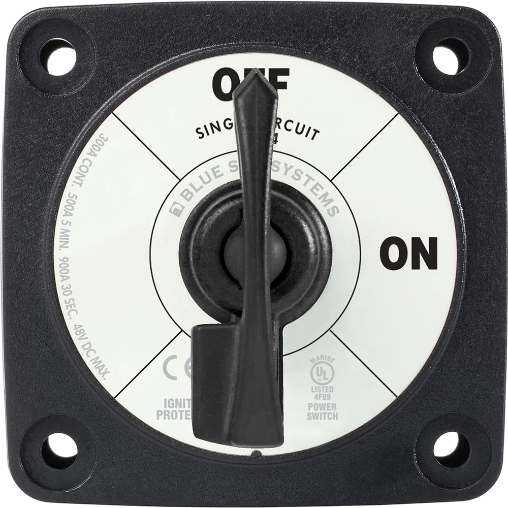 Blue Sea 6004200 Single Circuit ON-OFF w/Locking Key - Black [6004200] - Image 2