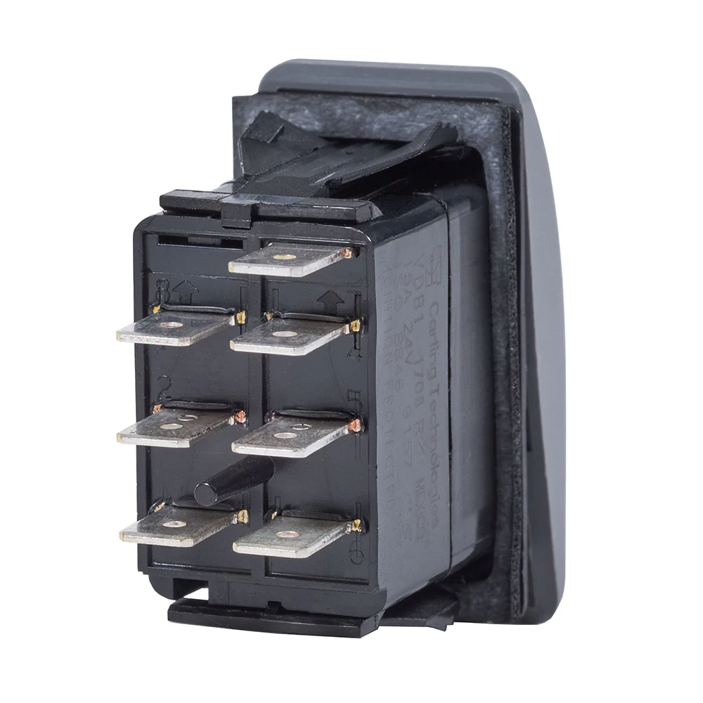 Blue Sea 7939 Contura II Switch DPDT Black - ON-ON [7939] - Image 2