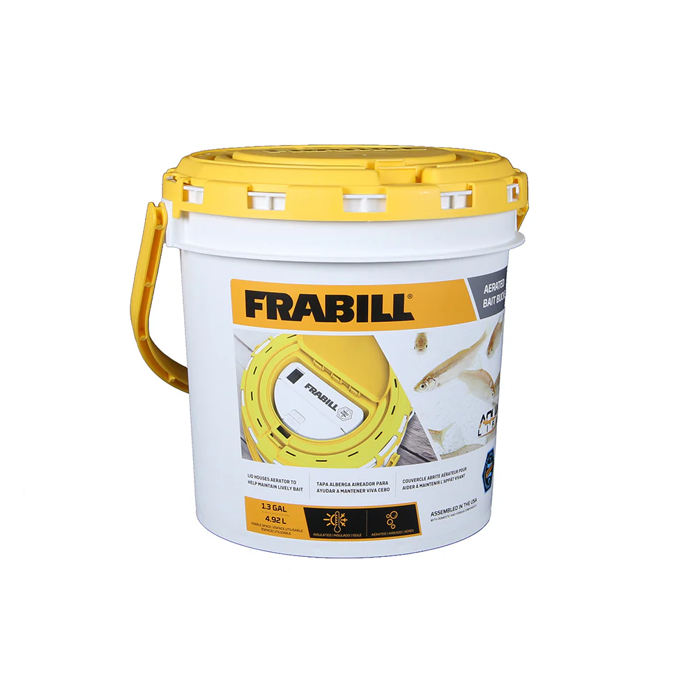 Frabill Dual Fish Bait Bucket w/Aerator Built-In [PMC4825] - Image 2