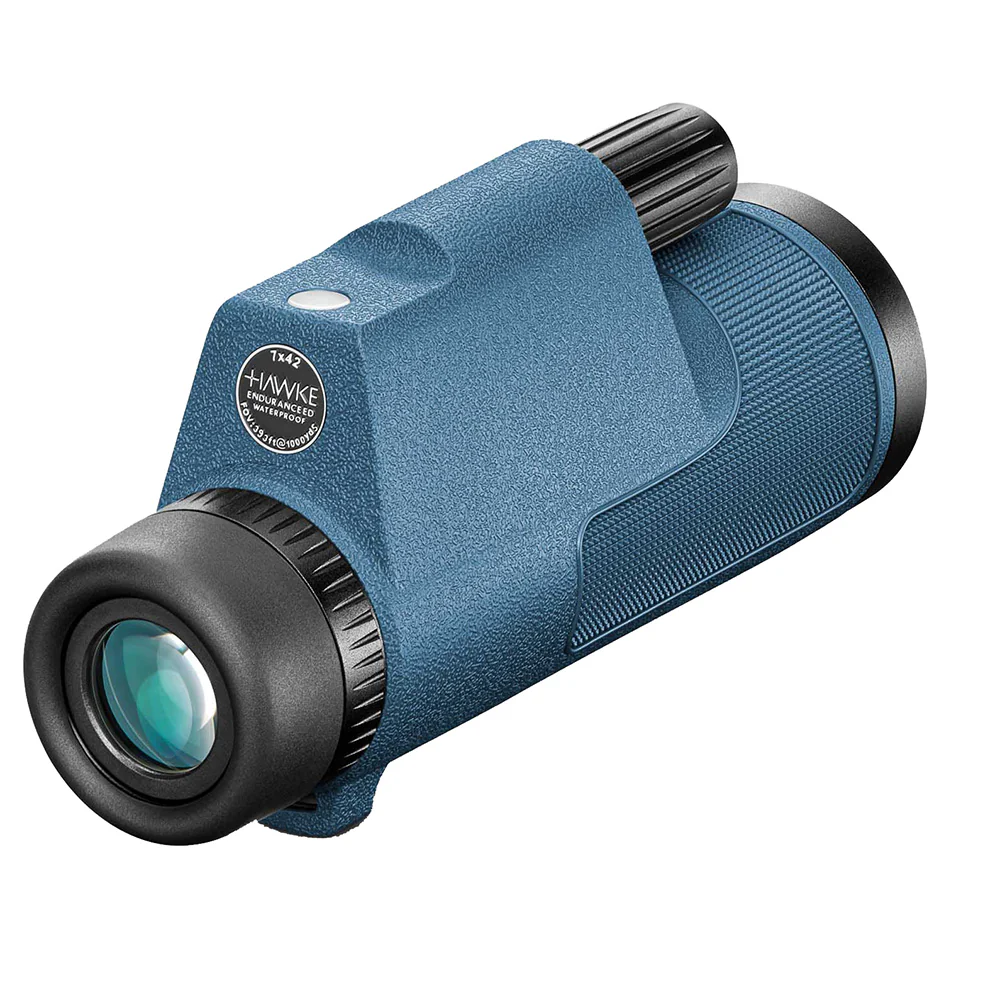 Hawke Optics Endurance ED Marine Binoculars 7x42 Monocular - Blue w/Compass [36521] - Image 2