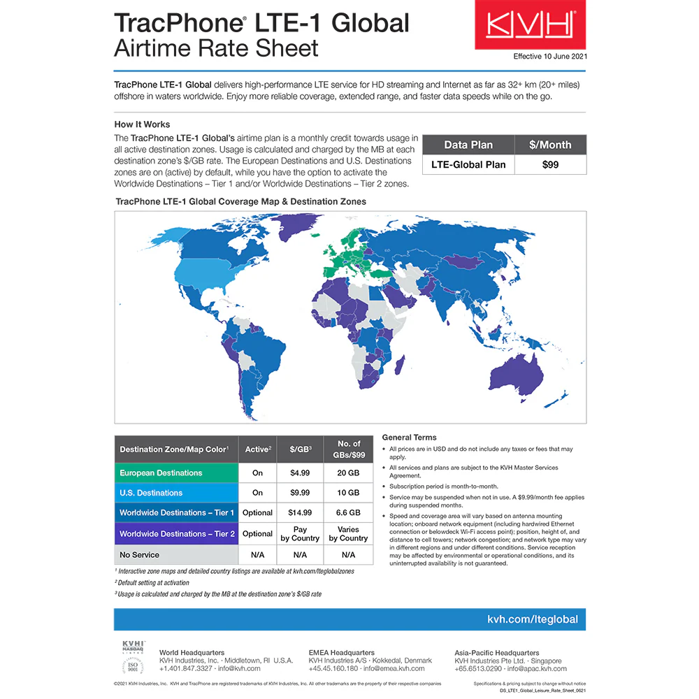 KVH TracPhone LTE-1 Global [01-0419-01] - Image 2