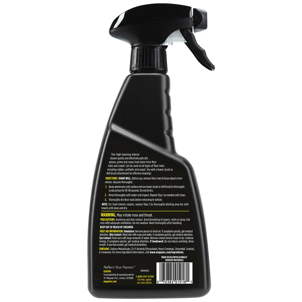 Meguiar's Foaming Floor Mat + Carpet Cleaner - 16oz [G262816] - Image 2