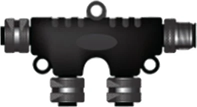 Oceanic Systems Micro Dual Tee Adapter - 3802-2