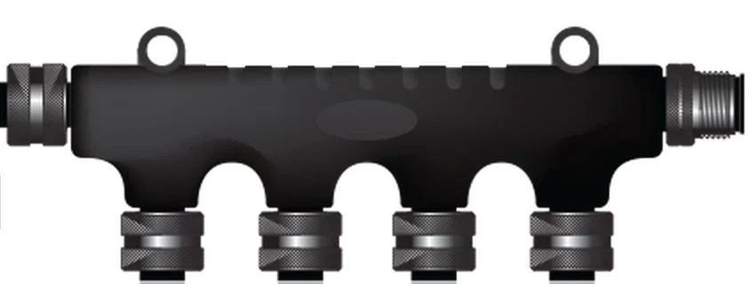 Oceanic Systems Micro Quad Tee Adapter - 3802-4
