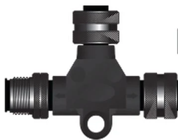 Oceanic Systems Micro Trunk to Micro Drop Tee Adapter - 3802