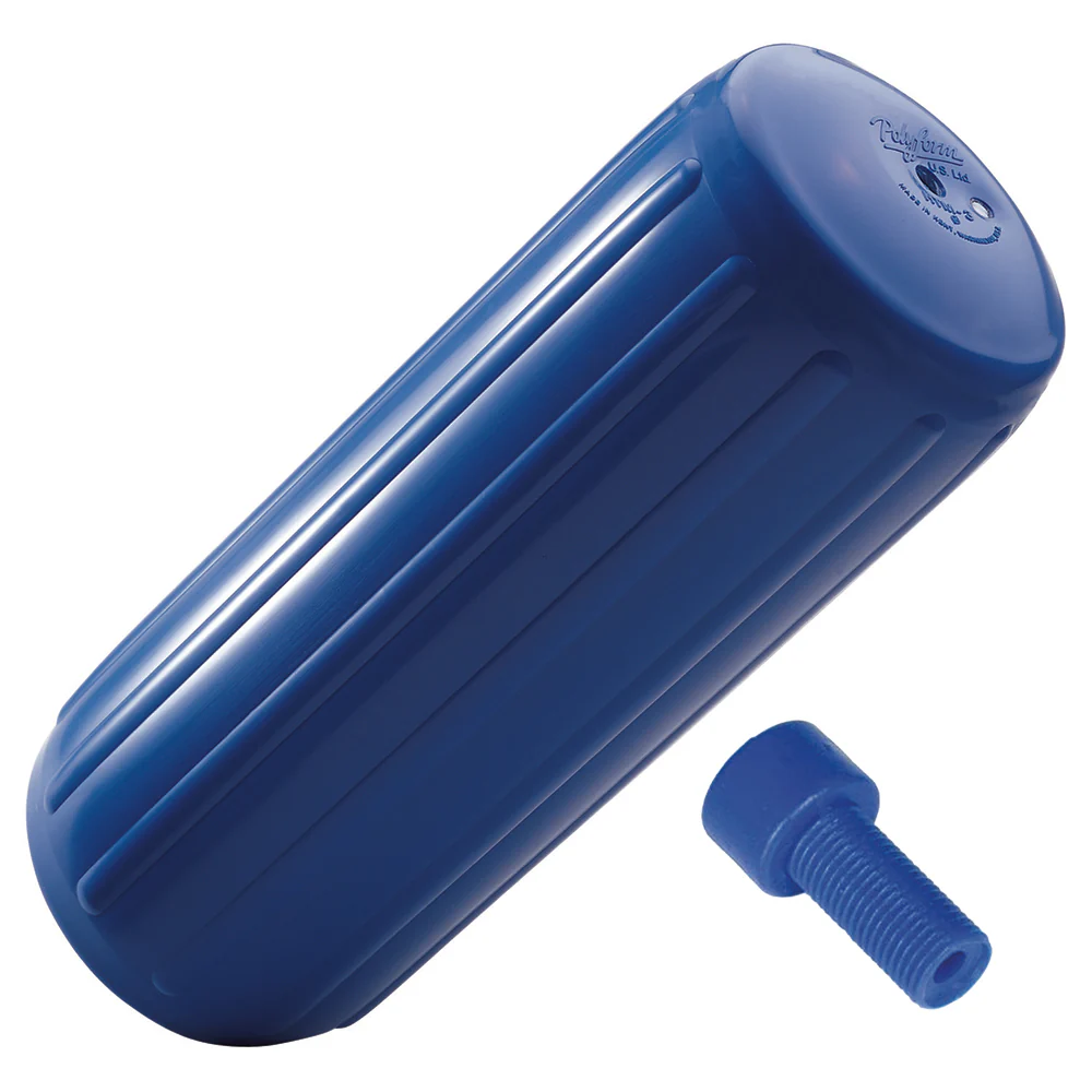 Polyform HTM-3 Fender 10.5" x 27" - Blue w/Adapter [HTM-3 BLUE W/AIR ADAPTER]