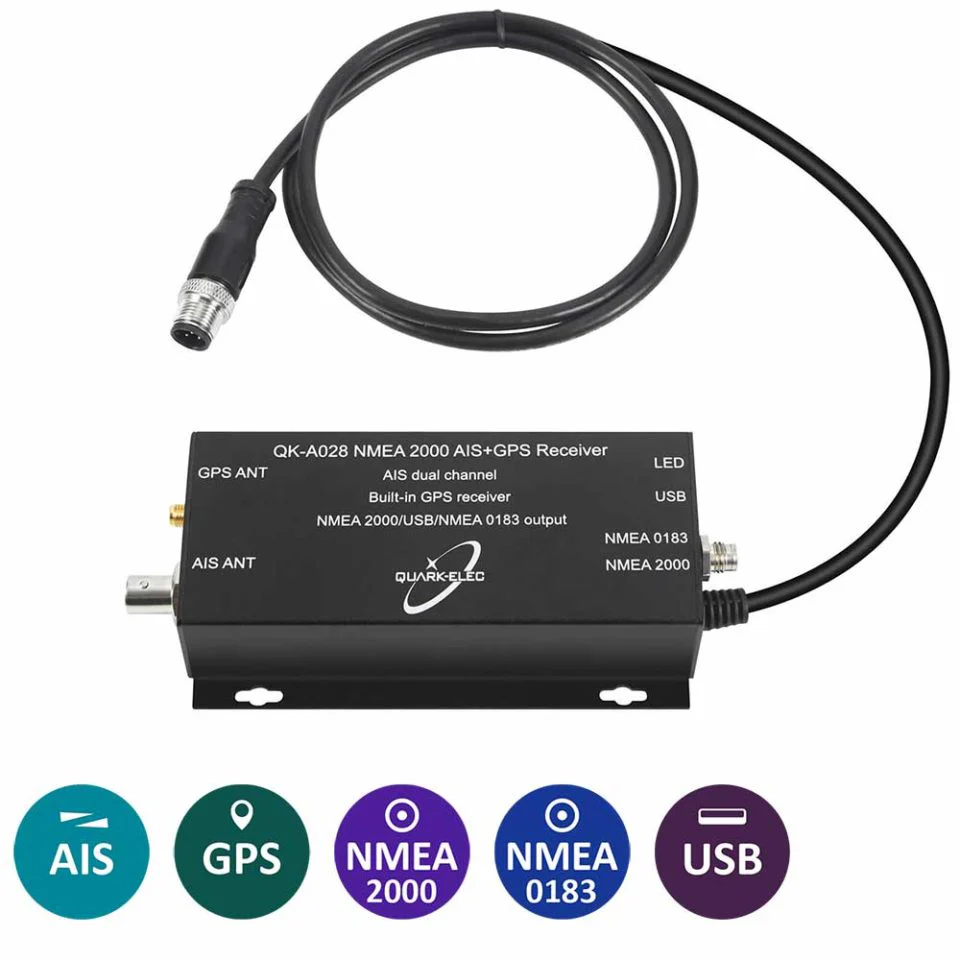 Quark-Elec AIS Receiver+NMEA 2000 converter + GPS - QK-A028 - Image 2