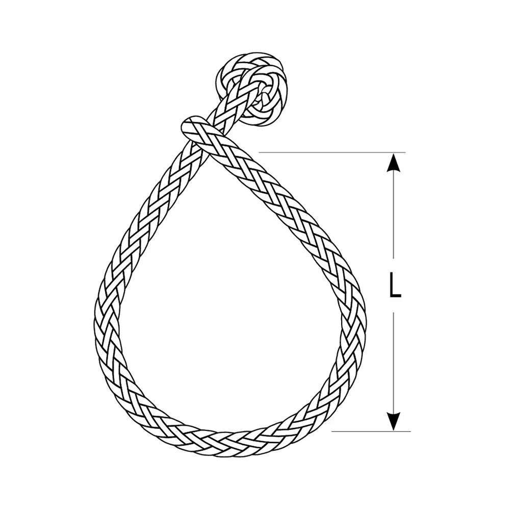 Ronstan Soft Shackle - Size L - 9mm x 100mm w/Robline Line [DSH-9GRY] - Image 2