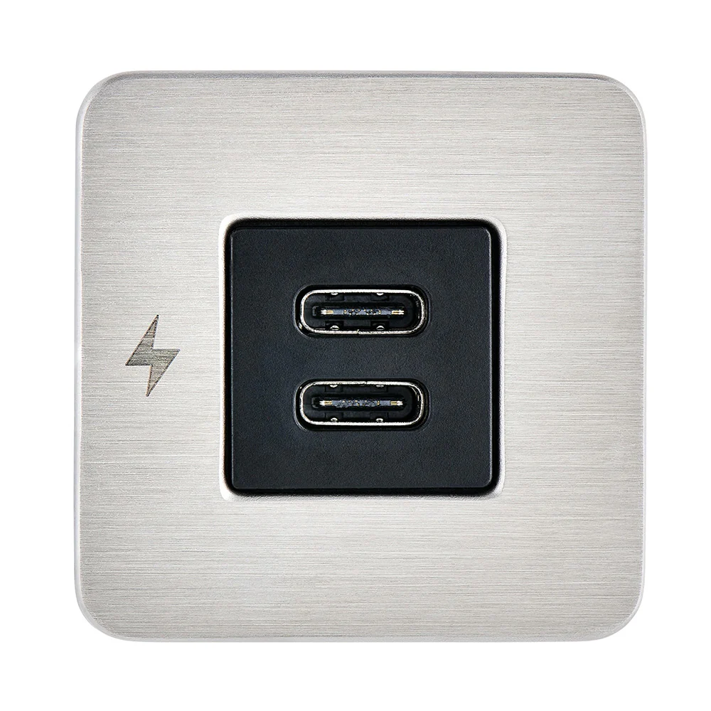 Scanstrut TILE USB-C Interior Charging Socket - 12/24V - Stainless Steel Bezel [SC-TILE-21] - Image 2