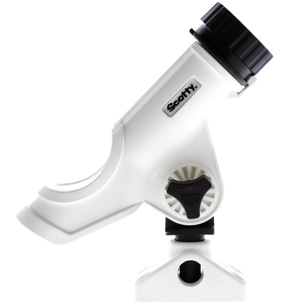 Scotty Powerlock Rod Holder White w/241 Side/Deck Mount [230-WH] - Image 2