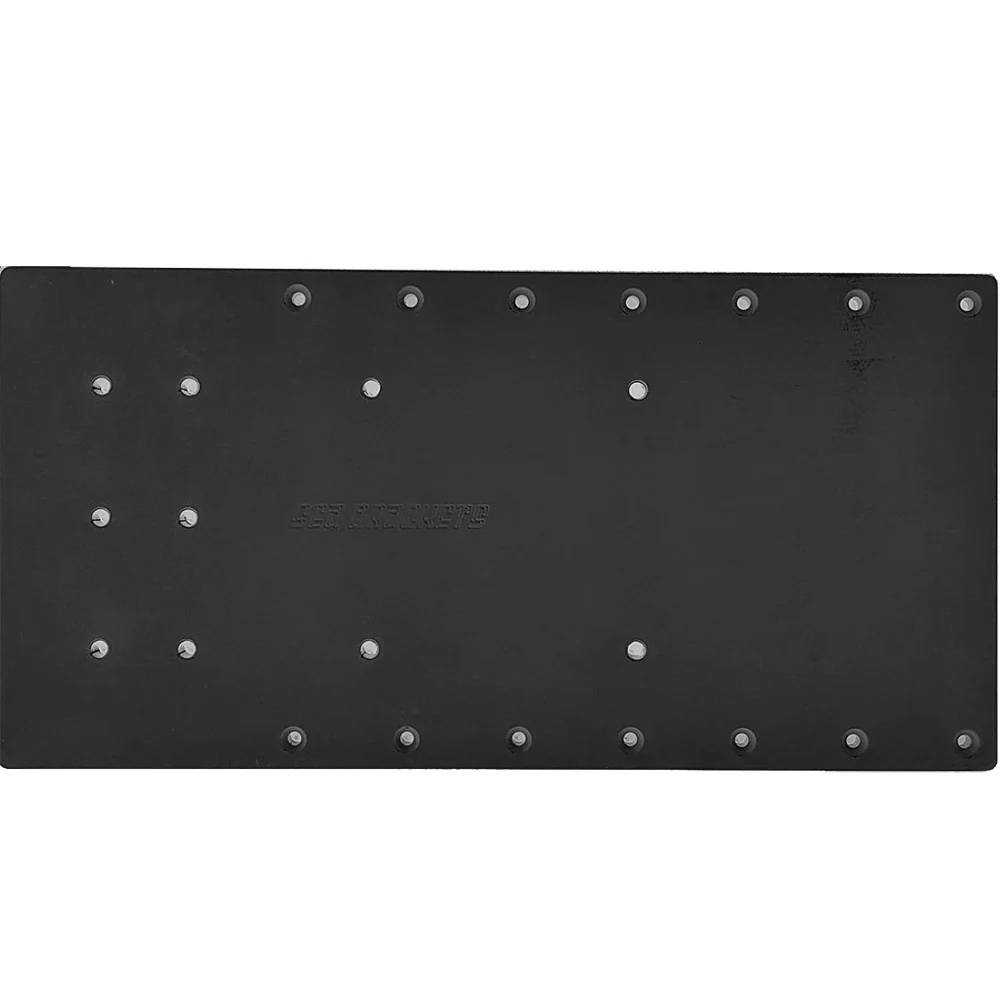 Sea Brackets 20" Straight Trolling Motor Plate f/Minn Kota Quest - Black [SEA2310-BLK]
