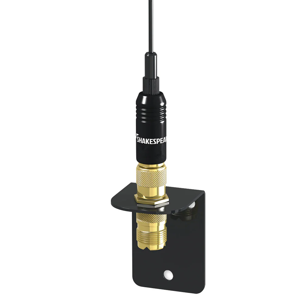 Shakespeare VHF 15in 5216 SS Black Whip Antenna - Bracket Included [5216] - Image 2