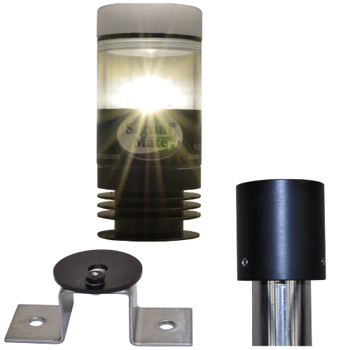 Signal Mate 3NM 360 Degree White LED Combination Anchor Light with Strobe for Distress - 3NM360WS