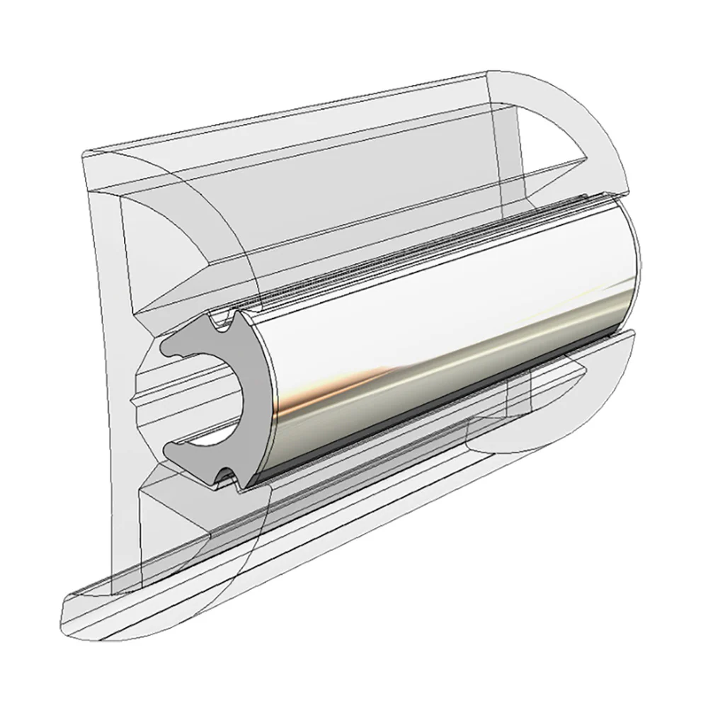 TACO Flex Chrome Insert 15/16" x 17/32" - 100 [V12-9980CP100-1] - Image 2