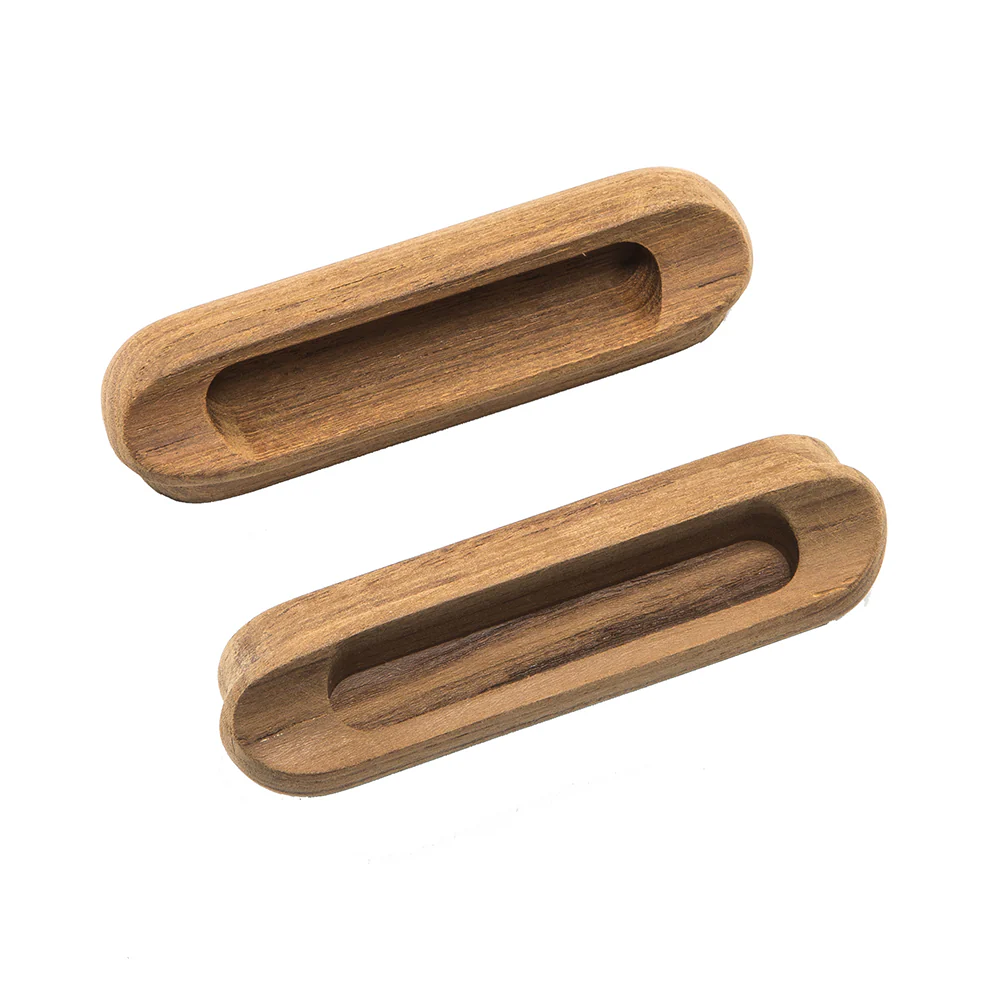 Whitecap Teak Oblong Drawer Pull - 4-1/16"L - 2 Pack [60124-A] - Image 4