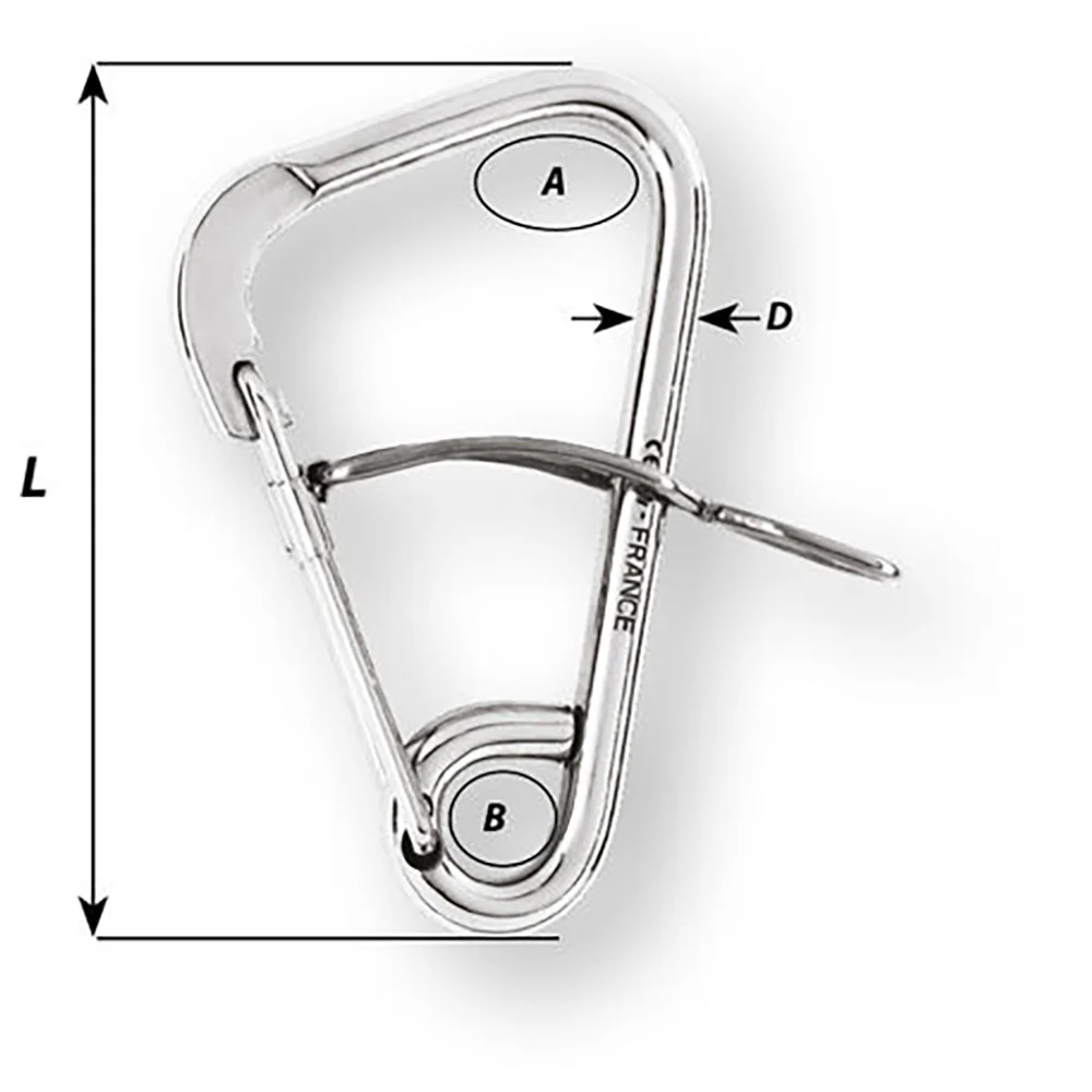 Wichard Automatic Mooring Hook - 170mm Length - 6-11/16" [2329W] - Image 2
